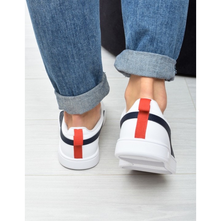 Obuwie młodzieżowe Puma 384311-09 Biało-Granatowe