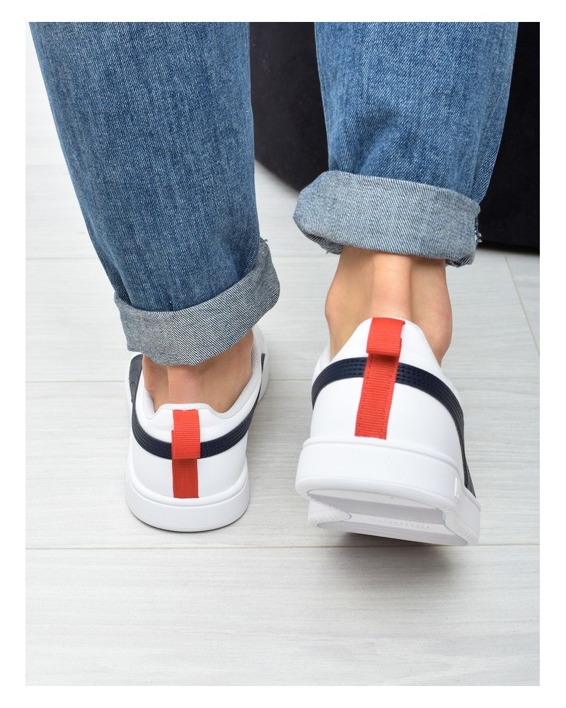 Obuwie młodzieżowe Puma 384311-09 Biało-Granatowe