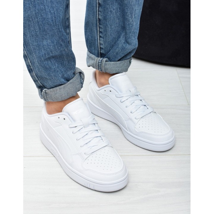 Obuwie młodzieżowe Puma 398993-02 Białe
