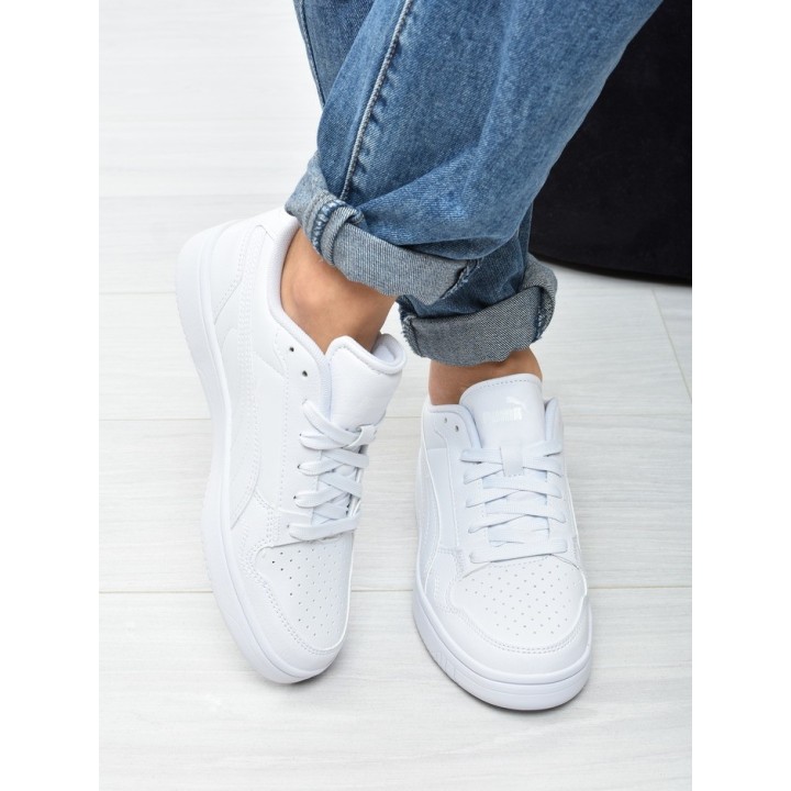 Obuwie młodzieżowe Puma 398993-02 Białe