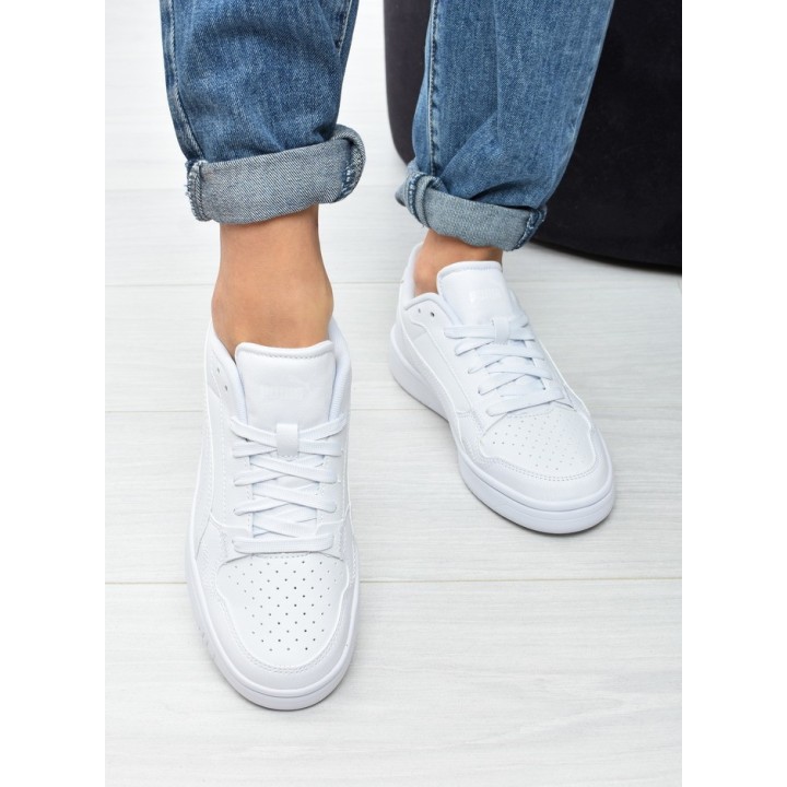 Obuwie młodzieżowe Puma 398993-02 Białe