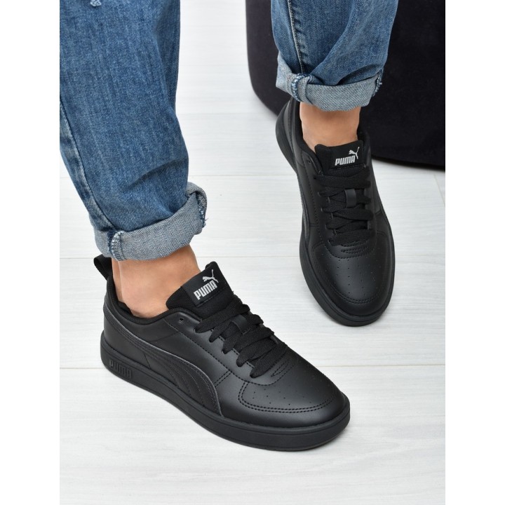 Obuwie młodzieżowe Puma 384311-02 Czarne