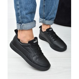 Obuwie młodzieżowe Puma 384311-02 Czarne