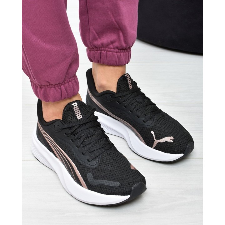 Obuwie damskie Puma 310778-18 Czarno-Różowe