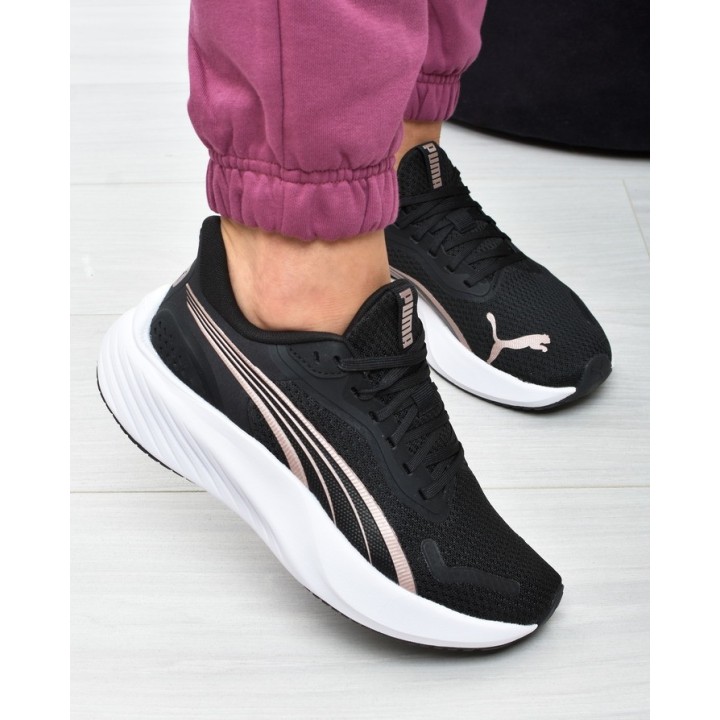 Obuwie damskie Puma 310778-18 Czarno-Różowe
