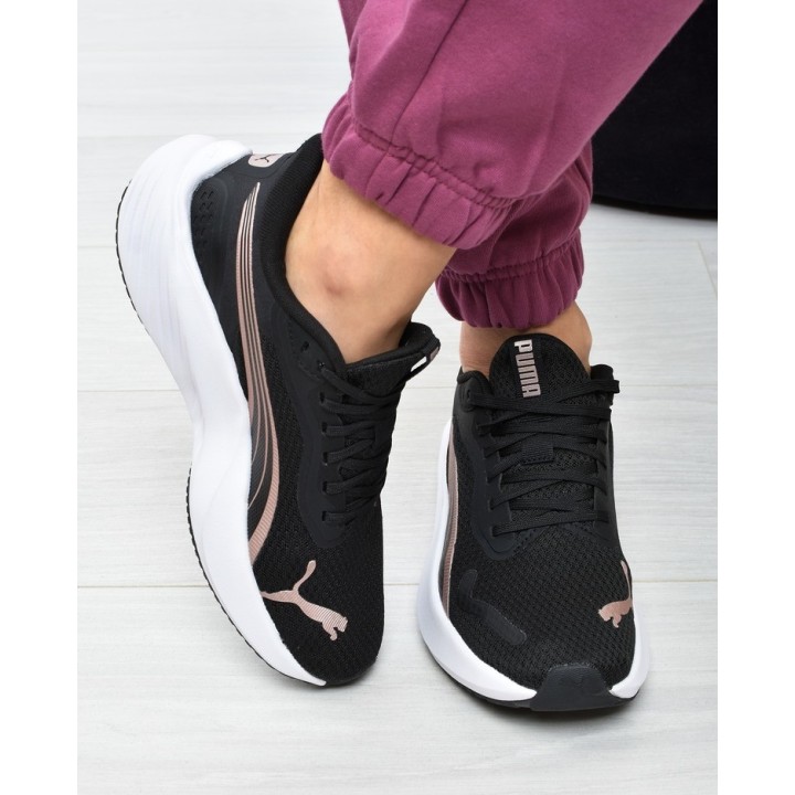 Obuwie damskie Puma 310778-18 Czarno-Różowe