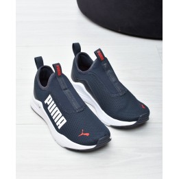 Obuwie młodzieżowe Puma 385881-07 Granatowo-Białe