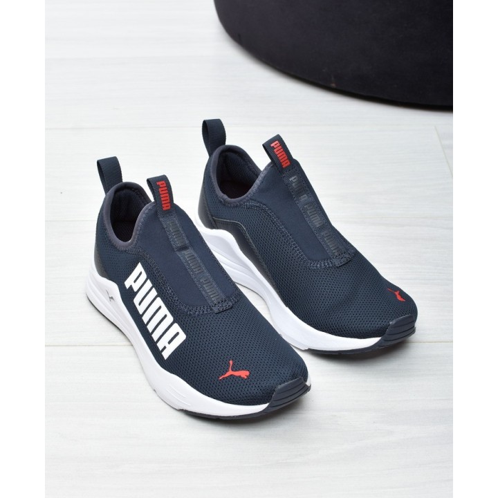Obuwie młodzieżowe Puma 385881-07 Granatowo-Białe