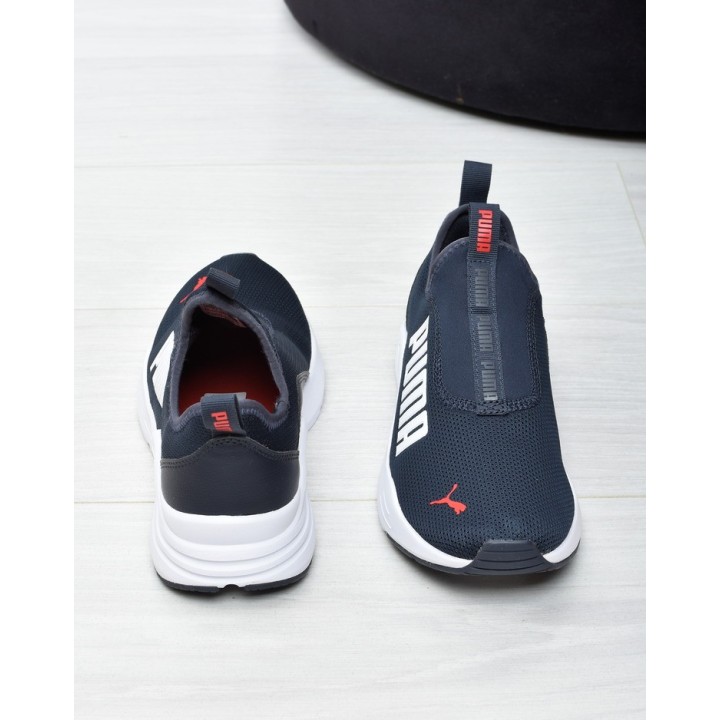Obuwie młodzieżowe Puma 385881-07 Granatowo-Białe