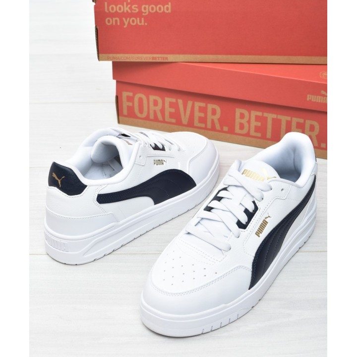 Obuwie męskie Puma 402596-04 Biało-Granatowe