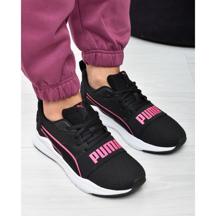 Obuwie damskie Puma 390847-06 Czarno-Różowe