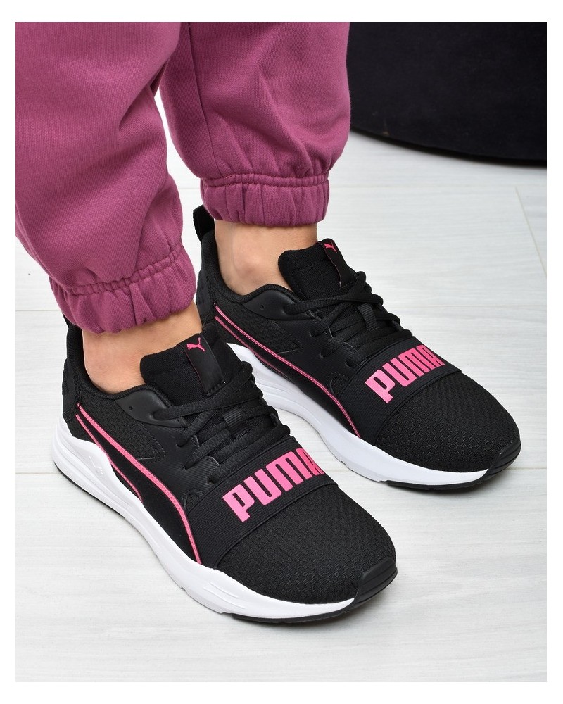 Obuwie damskie Puma 390847-06 Czarno-Różowe
