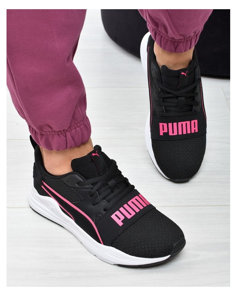 Obuwie damskie Puma 390847-06 Czarno-Różowe