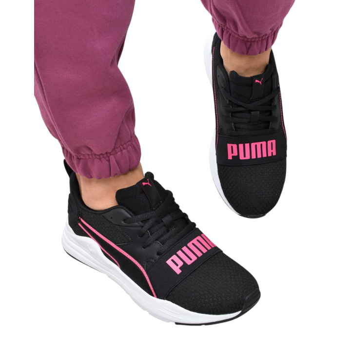 Obuwie damskie Puma 390847-06 Czarno-Różowe