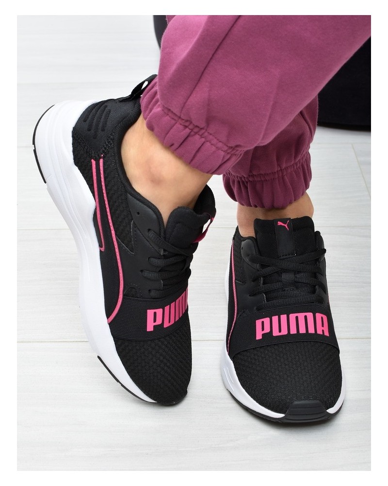 Obuwie damskie Puma 390847-06 Czarno-Różowe
