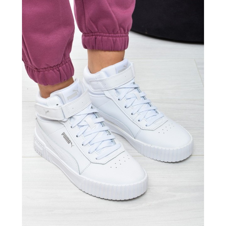 Obuwie młodzieżowe Puma 385851-02 Białe