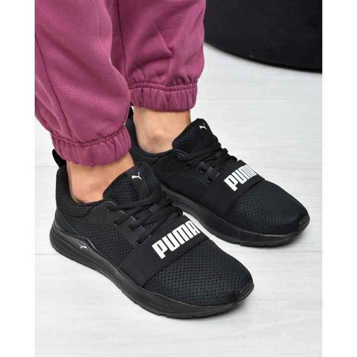 Obuwie młodzieżowe Puma 374214-01 Czarne