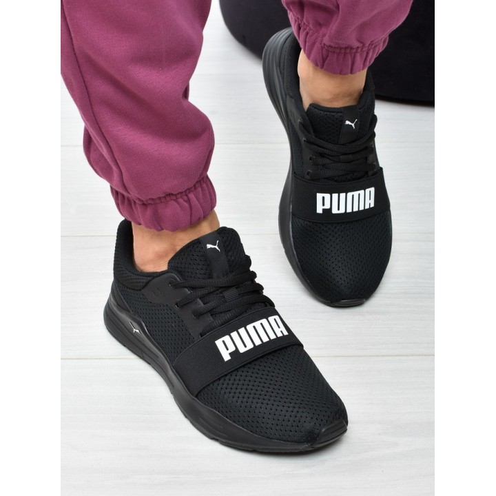Obuwie młodzieżowe Puma 374214-01 Czarne