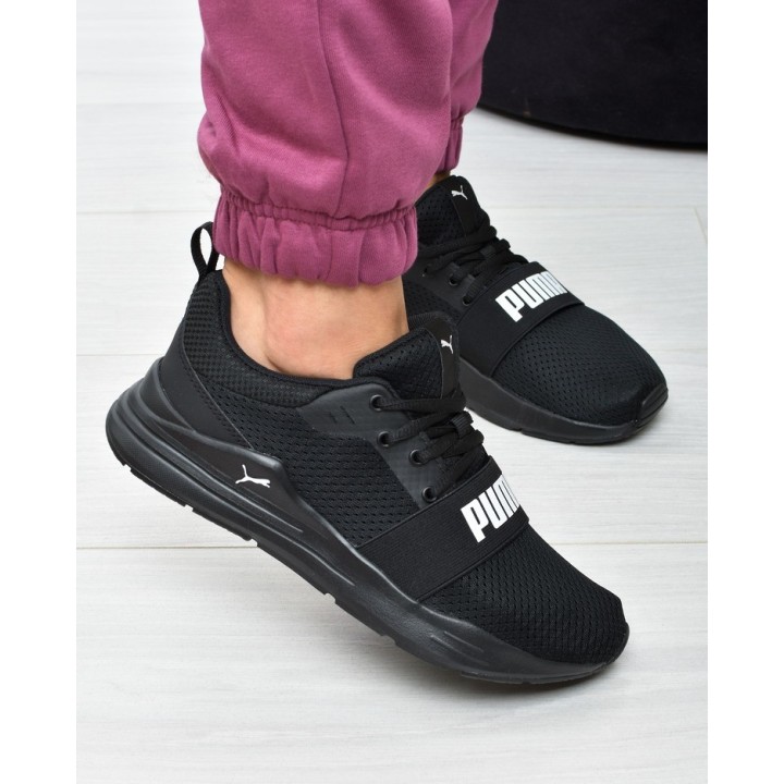 Obuwie młodzieżowe Puma 374214-01 Czarne