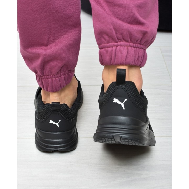 Obuwie młodzieżowe Puma 374214-01 Czarne