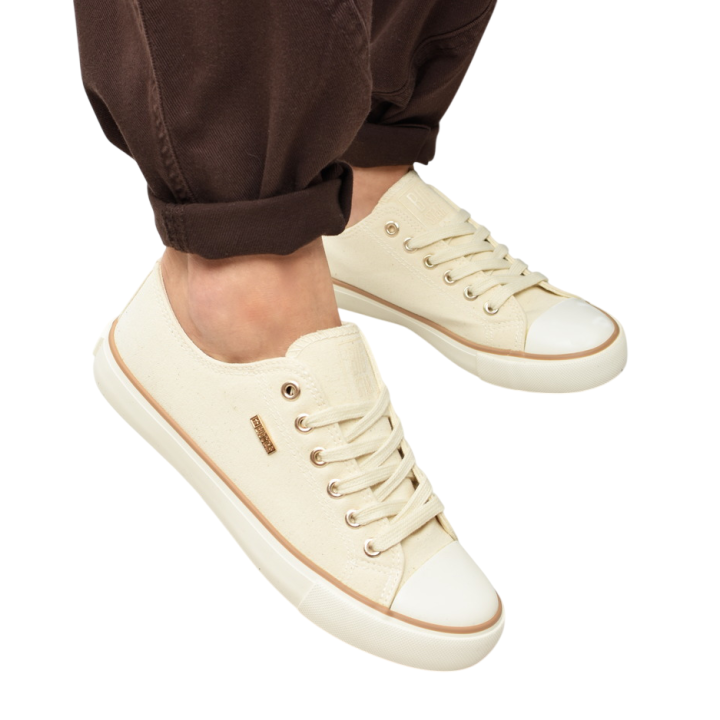 Trampki damskie Big Star TT274773 Beż