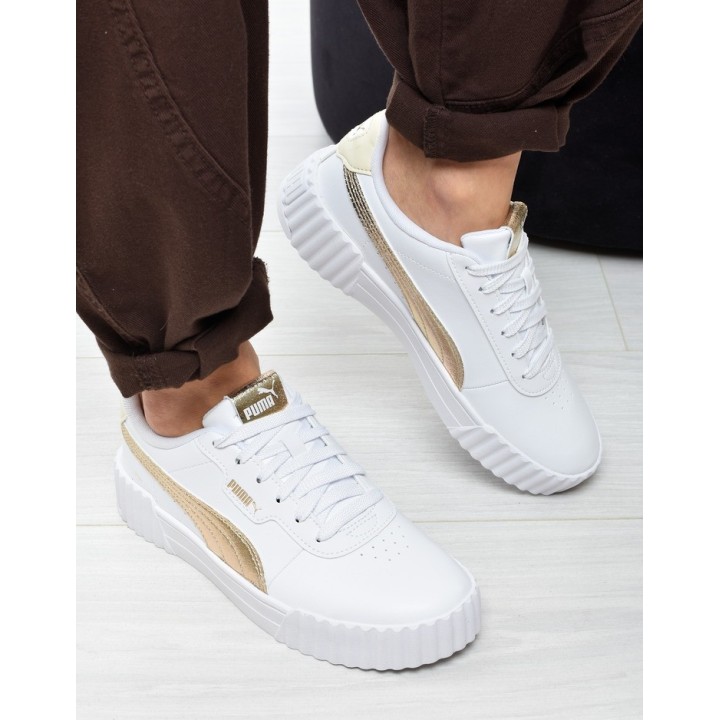 Obuwie damskie Puma 404511-02 Biało-Złote