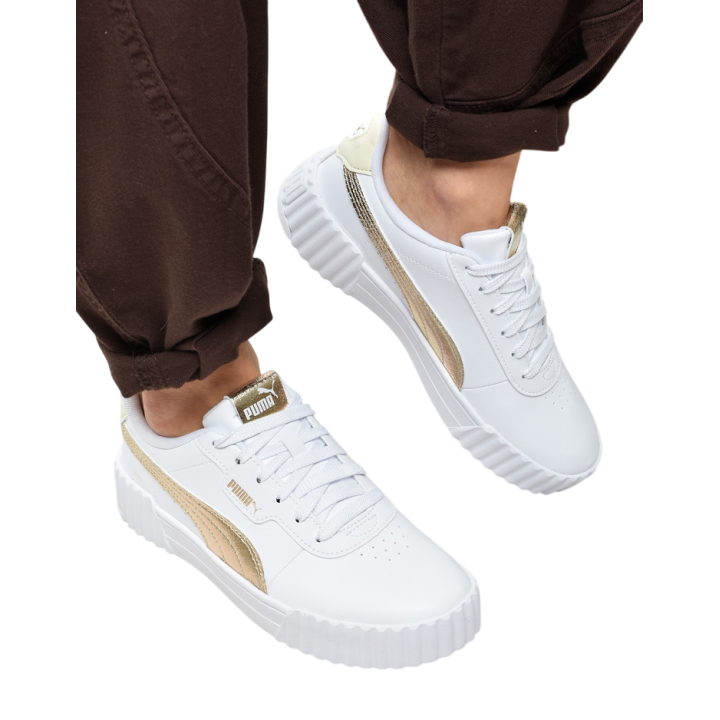 Obuwie damskie Puma 404511-02 Biało-Złote