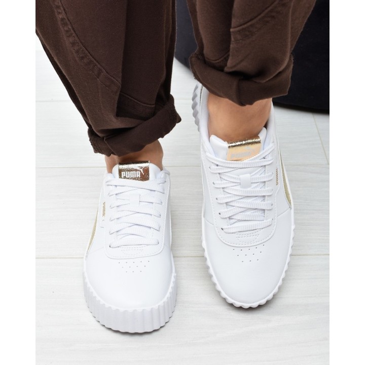 Obuwie damskie Puma 404511-02 Biało-Złote