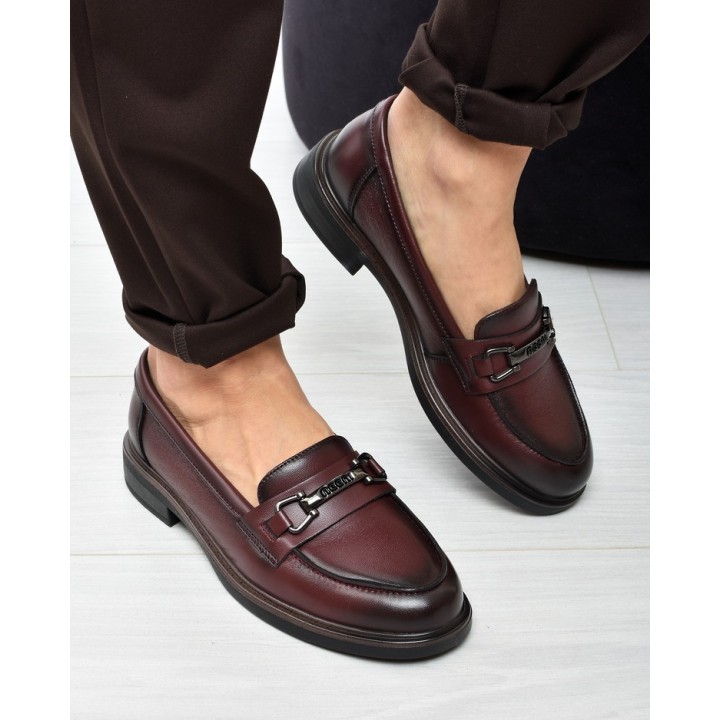 Mokasyny damskie Vinceza 39983 Bordo
