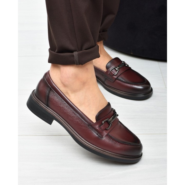 Mokasyny damskie Vinceza 39983 Bordo