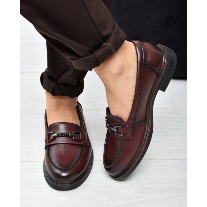 Mokasyny damskie Vinceza 39983 Bordo