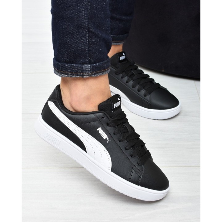 Obuwie młodzieżowe Puma 394252-03 Czarno-Białe