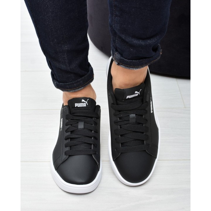 Obuwie młodzieżowe Puma 394252-03 Czarno-Białe