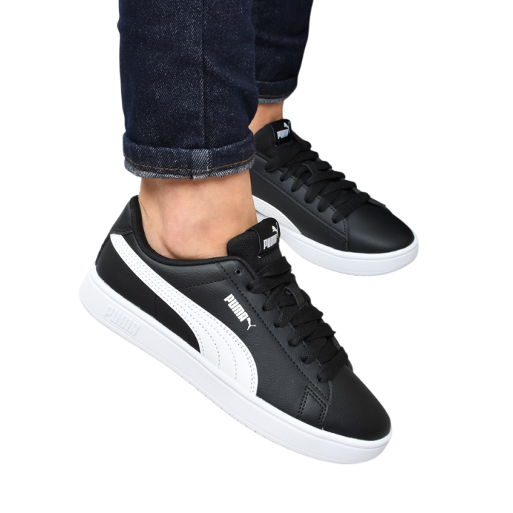 Obuwie młodzieżowe Puma 394252-03 Czarno-Białe
