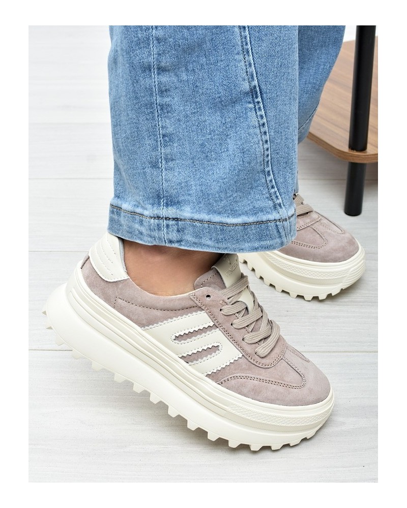 Sneakersy damskie Vinceza 79608 Beż