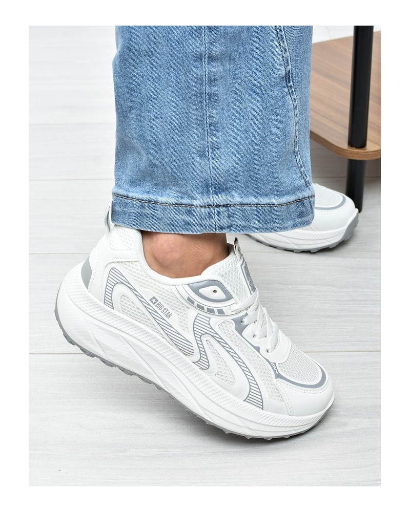 Sneakersy damskie Big Star TT274325 Białe