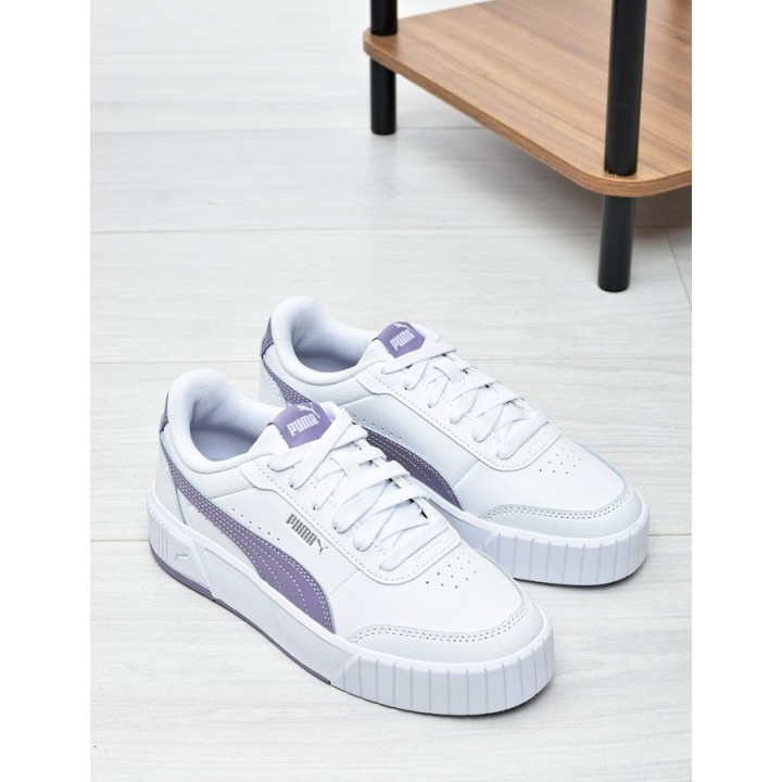 Sneakersy damskie Puma 403746-07 Biało-Fioletowe