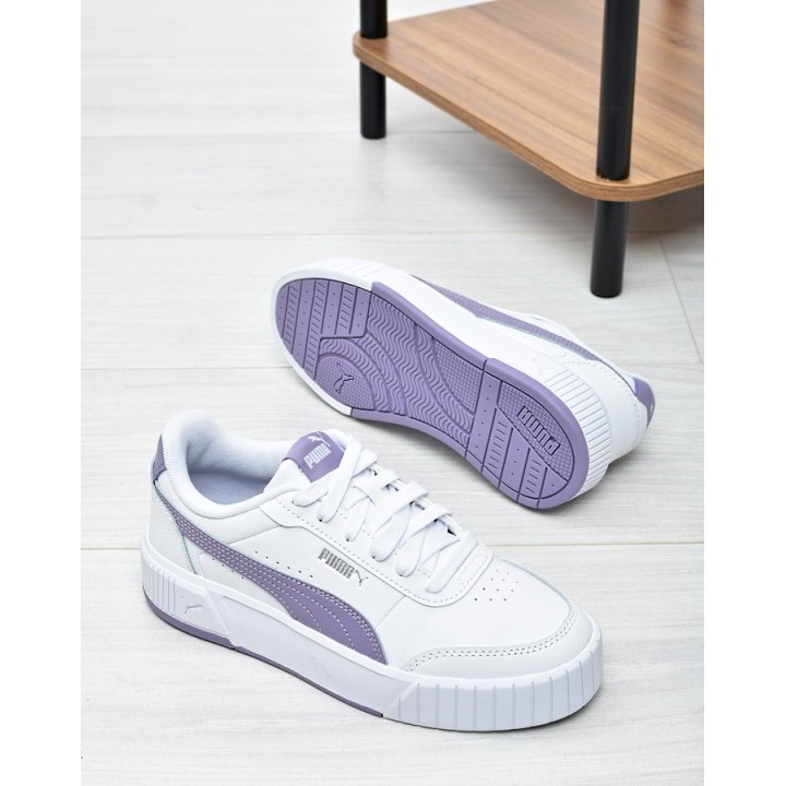 Sneakersy damskie Puma 403746-07 Biało-Fioletowe