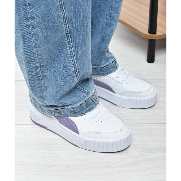 Sneakersy damskie Puma 403746-07 Biało-Fioletowe