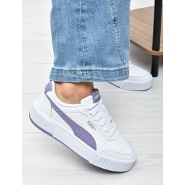 Sneakersy damskie Puma 403746-07 Biało-Fioletowe