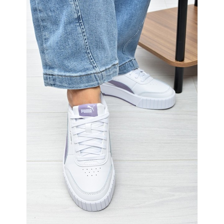 Sneakersy damskie Puma 403746-07 Biało-Fioletowe