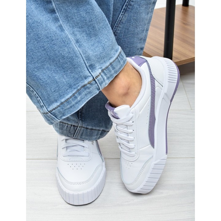 Sneakersy damskie Puma 403746-07 Biało-Fioletowe