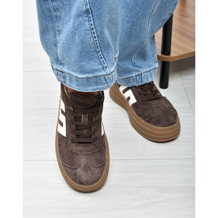 Sneakersy damskie Vinceza 79589 Brąz