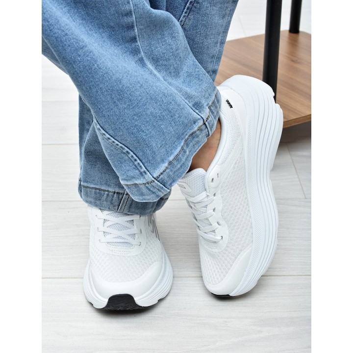 Sneakersy damskie Skechers 129470 Białe