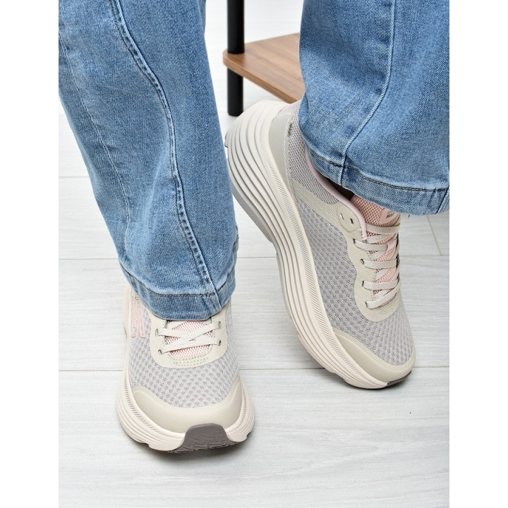 Sneakersy damskie Skechers 129470 Beż