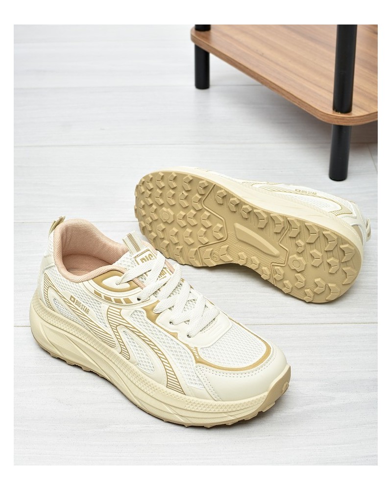 Sneakersy damskie Big Star TT274326 Beż