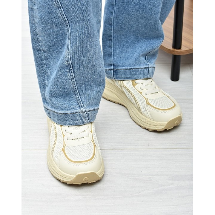 Sneakersy damskie Big Star TT274326 Beż