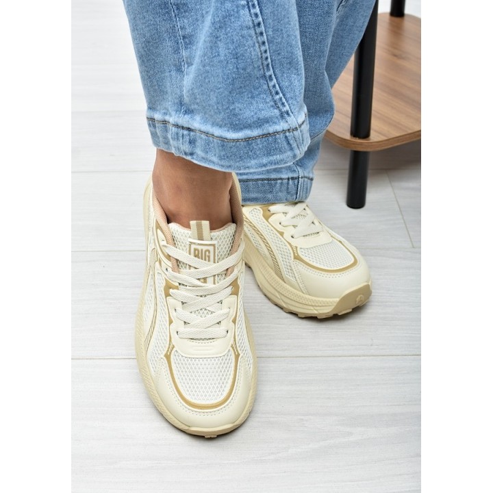 Sneakersy damskie Big Star TT274326 Beż