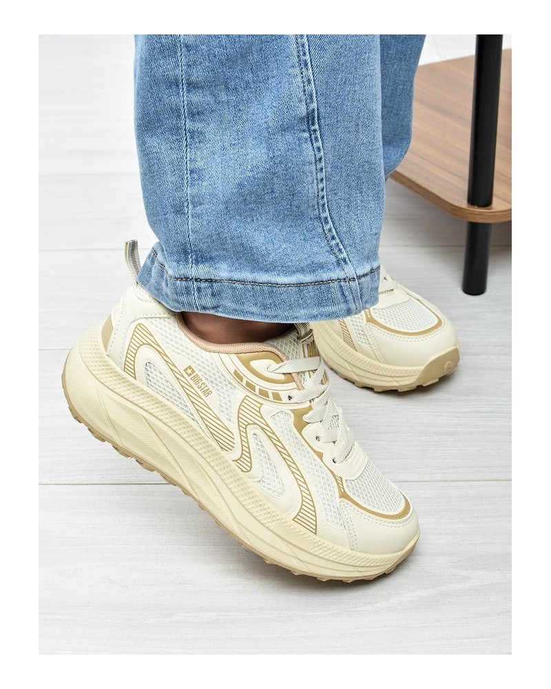 Sneakersy damskie Big Star TT274326 Beż