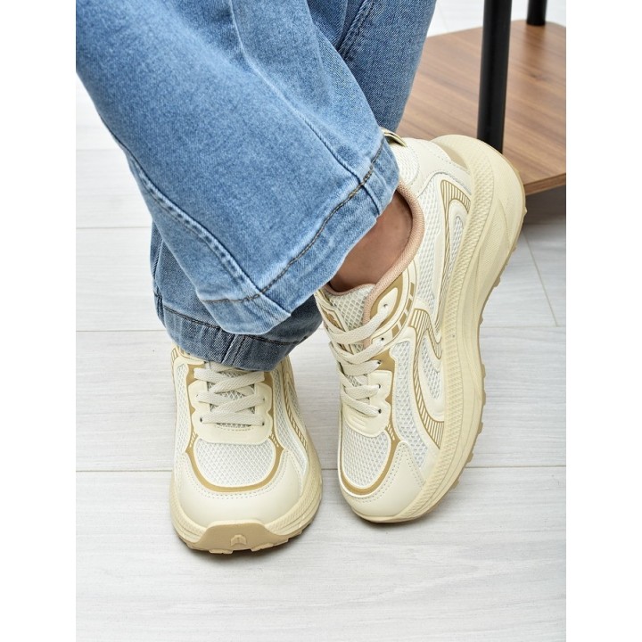Sneakersy damskie Big Star TT274326 Beż